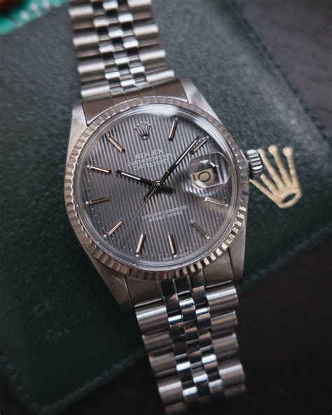 replacement gray tapestry dial rolex datejust
